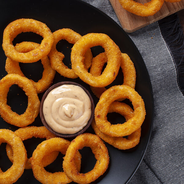 AROS DE CEBOLLA APANADOS (10 UNID)